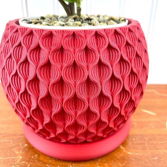 Indoor Flower Pot, Bloom Planter Pot, Houseplants, Ecofriendly - Picture 2 of 10